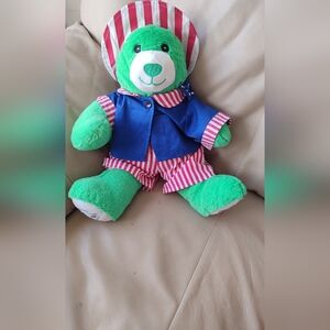 Noah's Ark Green Plush bear Stuffed Animal